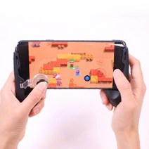 브롤스타즈 게임패드+조이스틱 SET 스마트폰 컨트롤러, 원버튼조이스틱