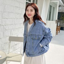 [조아맘] 베논 노카라 데님 자켓