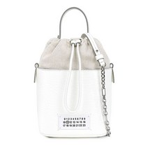 메종 마르지엘라 22FW 화이트 5AC 로고 체인 버킷백 S61WG0035 P4348 H0157