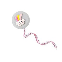 줄자 바느질 센치 양장줄자 수예용 150cm 테이프줄자 자동스톱 옷 천줄자 양면금 허리 가슴둘레측정줄자 오렌지, 회색