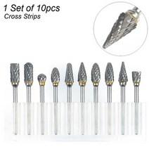 금속 드로잉 텅스텐 카바 이드 밀링 커터 3*6mm 로타리 도구 버 CNC 조각 연마 가공, 02 Type 2