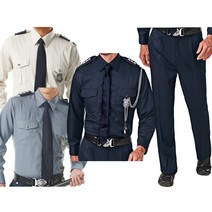 (TBUC) TB-19 겨울경비복 긴팔경비복 경비복 경비옷, TB-19상의(네이비):M(90)