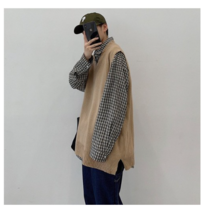 여기또 남성 니트 조끼AN112