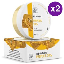베네 푸라 트러스트 네이처 비 오인트먼트 프로폴리스 30% 40ml 2 팩 Bene Pura Trust Nature Bee Ointment