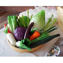 어린이집 야채 미니어처 모형물 소품샵 미니장식 카페인테리어, 홍고추+청고추