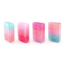그라데이션 투톤컬러 미니 사각 지우개 학생 학용품, 쿠팡미소마켓 본상품선택