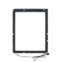 공냉쿨러 ATX M-ATX ITX 마더 보드 백 장식 라이트 스트립 밝은 패널 5V 3PIN AURA PMMA 컴퓨터 DIY 도, 01 For ITX Motherboard