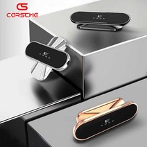 [럭키카] 제네시스 GV80 GV70 미니멀 스마트폰 자석 거치대 홀더, 미니 대쉬보드형, 그레이, 1개