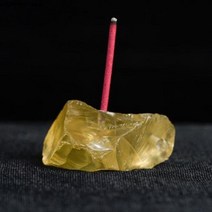 연꽃 불교초 향 촛대 캔들 절 천연 석영 스톤 홀더 치유 마노 퍼플 핑크 화이트 크리스탈 베이스 아로마 테라피 보석 장식 1 개, Topaz