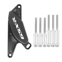 바이크 오토바이 GSXR 1300 GSX R1300 엔진 스테이터 케이스 가드 프레임 슬라이더 충돌 패드 보호대 스즈키 호환 하야부사 GSX1300R GSXR1300 1997-, [03] Black-GSX-R, 1개