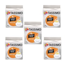 Tassimo Petit Dejeuner Coffee 타시모 쁘띠데쥬네 커피 16캡슐 X 5팩, 1개