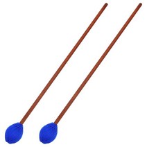 마림바 칼림바 타악기 타구봉 음악 액세서리 연습 드럼 스틱 마림바 2 개, 02 Blue
