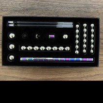 마그네틱 재미있는 볼펜 신기한 메탈 탈부착 선물용, 업그레이드 금색