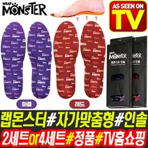 TV홈쇼핑 랩몬스터 자가맞춤형 인솔 2세트 4세트 택1 기능성 아치 신발 깔창