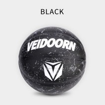 Veidoorn 농구공 도매 소매용 신제품 PU 재질 공식 사이즈 7 무료 그물백, VDLQ-1 BLACK
