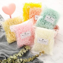 양초만들기재료 10G Lafite 종이 다채로운 파쇄 된 Crinkle DIY 라피아 공예 크리스마스 선물 상자 장식 실, 05 Blue