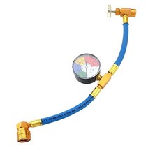 메니폴더게이지 냉매 충전기 에어컨 r134a 충전 호스 저압 ac r-134a 20cm, 보여진 바와 같이