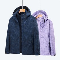 가을과 겨울 연인 골프 의류 여성 골프 의류 폭행 의류 남성 가을과 겨울 3 대 1 탈착식 방풍 방수 여성 등산 의류 애호가 패션 코트, 남성-블랙 6268, M