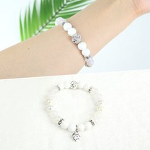 JStrading 천연 원석 팔찌 만들기 BC 재료 세트 31종 DIY 패키지, 1개, BC-07 웨딩 플라워