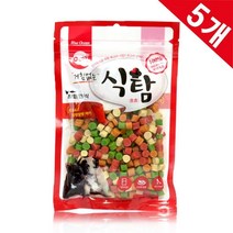 [개밥의신]강아지 피부건조 오메가3 가수분해간식 5개 식탐 애견 노령견 반려동물 복슬 견물생심 말티즈