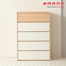 라자가구 위드 몰데 830 5단 서랍장, 아카시아