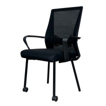 리즈너블 CMRR 메쉬 독서실의자, 블랙