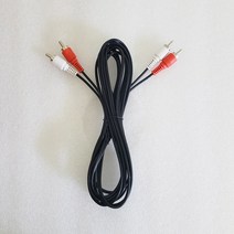 신길전자 2RCA코드 오디오 음성 케이블 실속형, 10M