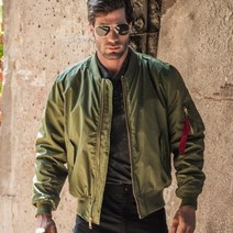 우아로그 클래식한 항공 점퍼 바람막이