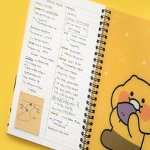 카카오 춘식이 스프링 연습장, 단품