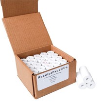 ReceiptPaperPro 6.4 cm x 8.2 m (2 1/4 28 피트) 코어 없는 감열용지 롤 POYNT 스마트 결제 터미널 및 미니 열 영수증 프린터에 적합 지름 2