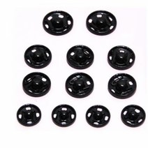 ⊙♭한정판매◎ 지퍼 똑딱이 단추세트 10 12 14mm 스냅버튼 똑딱단추 (!iYJ‡), Mognol™ 원색_Mn™