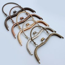 아유디 엔틱 가방프레임 클러치 파우치 금속휠 똑딱프레임 바네 DIY, 골드