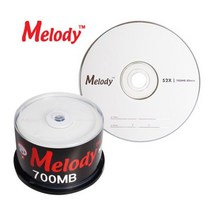(멜로디) 700M CDR 52X 50 케익 공시디, 본상품선택
