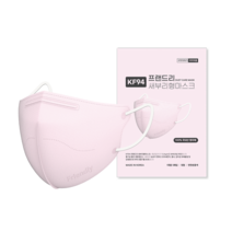 프랜드리 KF94 새부리형 마스크 숨쉬기편한 귀안아픈 컬러 패션 국산 대형, 베이비 핑크, 50매입