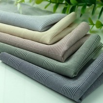 [동대문원단]글렌체크 스판 직기원단 봄가을용 링클프리, 핑크