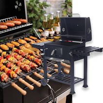 야외바베큐그릴 특대형 훈제바베큐그릴 비어캔치킨 대형캠핑화로대, 특대형 훈제 바베큐그릴