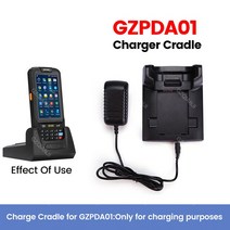 바코드 스캐너 인식 리더 GZPDA05 PDA 바코드 스캐너 전용 충전 크래들 핸드헬드 안드로이드 9.0 2G 16G, 01 GZPDA01Cradle_01 미국