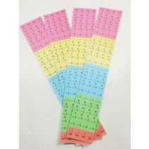 가야금 국악기 연습용 받침 액세서리 가야금 국악기 연습용 받침 초보자 치터 스티커 스티커에 대 한 1pcs 규모 참고 스티커악세서리, 4개