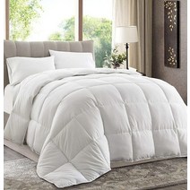 Green Living Group INC. Chezmoi 컬렉션 화이트 구스 다운 대체 이불 Collection