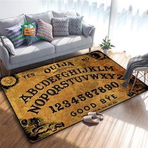 강아지카페트 강아지매트 Ouija 해골 고양이 패턴 러그 침실 거실 카펫 주방 바닥 매트 홈 장식 미끄럼 방지 패드 15 가지 크기, [15] 160cm x 230cm, [13] M