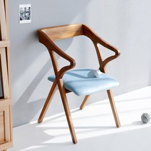 카페 거실 침실 인테리어 원목의자 티크나무 (완제품)