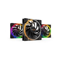 조용히 해! 라이트윙 140mm PWM 고속 프리미엄 ARGB 쿨링팬 4핀 라디에이터용 트리플팩 BL079 블랙