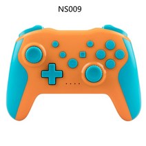 게임패드 조이스틱 xbox컨트롤러 nintedo 스위치 콘솔 용 무선 블루투스 게임 패드 ns 스위치 프로 컨트롤러에 대한 6axis 듀얼 진동, NS009 orange