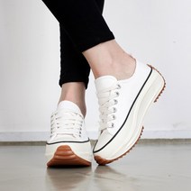 온지스토리 캔버스 키높이운동화 통굽스니커즈