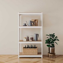 스피드랙 조립식 철제 선반 가로600mm, 600x300, 600_3단, 화이트