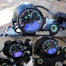 CHKX CG125 오토바이 계기판 레트로 스타일 LED 계기판, 전자제품(센서포함), 단일사이즈