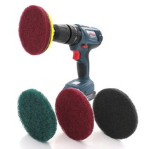 홈데코레 전동드릴 청소수세미 브러쉬 수세미세트 바닥청소, 1개, 3인치청소수세미(녹색)