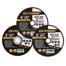 이엑스파워 절단석 3인치 4인치 5인치 그라인더날, 4인치(ECD-105)