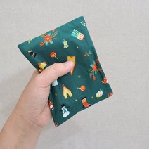 [DIY키트 패키지] (동영상설명) (10×13) 핫팩파우치만들기 핫팩주머니 주머니만들기 커버(핫팩포함안됨), 라즈베리