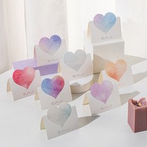 초대장 카드 LBSISI 생활 20pcs 심장 모양의 인사말 카드 발렌타인 데이 선물 결혼식 초대장 낭만적 인 생, 14 Mixed 2